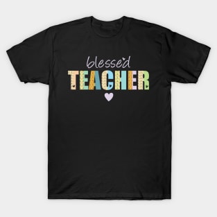 blessed teacher - thanksgiving - fall autumn T-Shirt